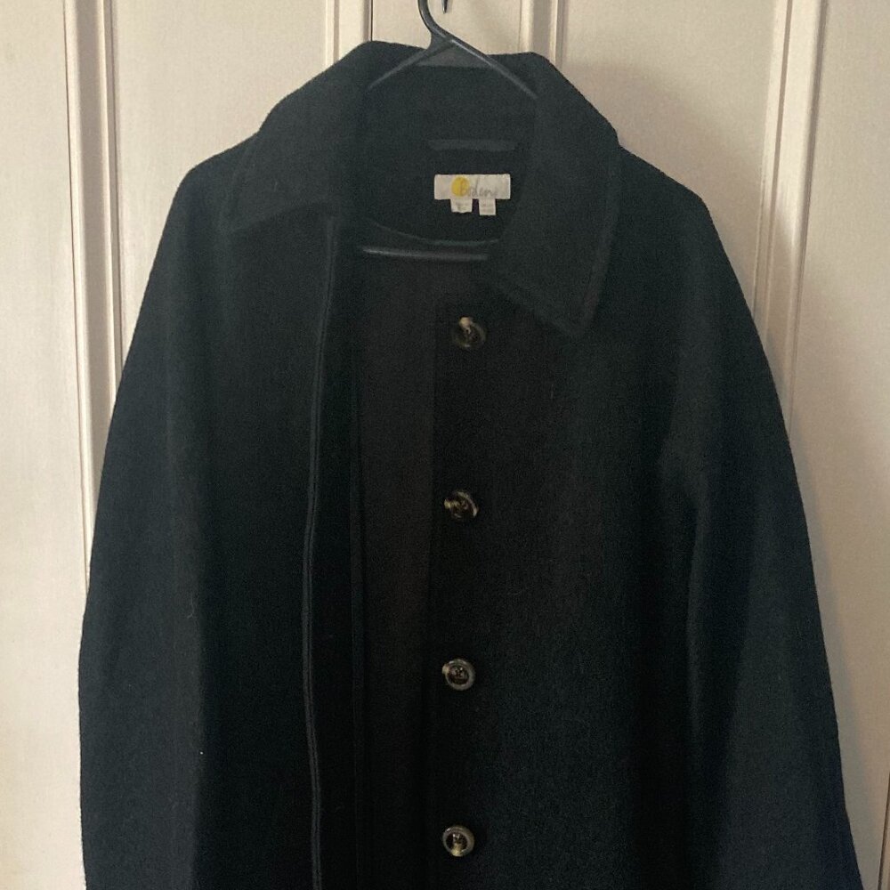 Boden Belted Textured Maxi Coat